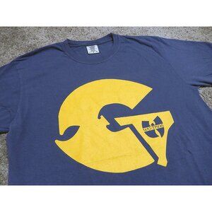 GZA Genius x Wu-Tang Clan retro vintage faded/washed blue t-shirt men's sz L